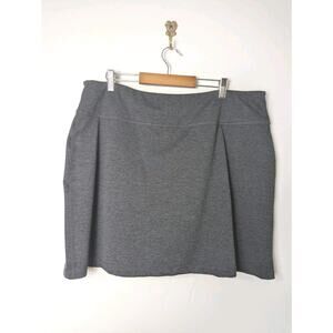 Tangerine Women's Active Athletic Skort Size XL Gray Stretch